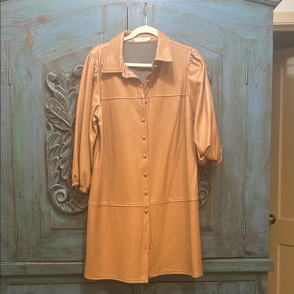 Avec Les Filles Brown and Gray Dress